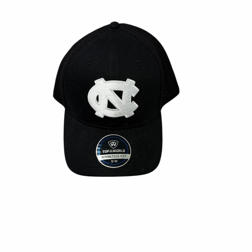 North Carolina Tar Heels Logo Stretch‎ Fit Hat Cap Size Small-Medium